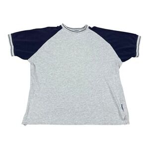 Lerros Sportswear Two Tone Raglan Cut 100% Cotton Shirt Men's Medium FLAW